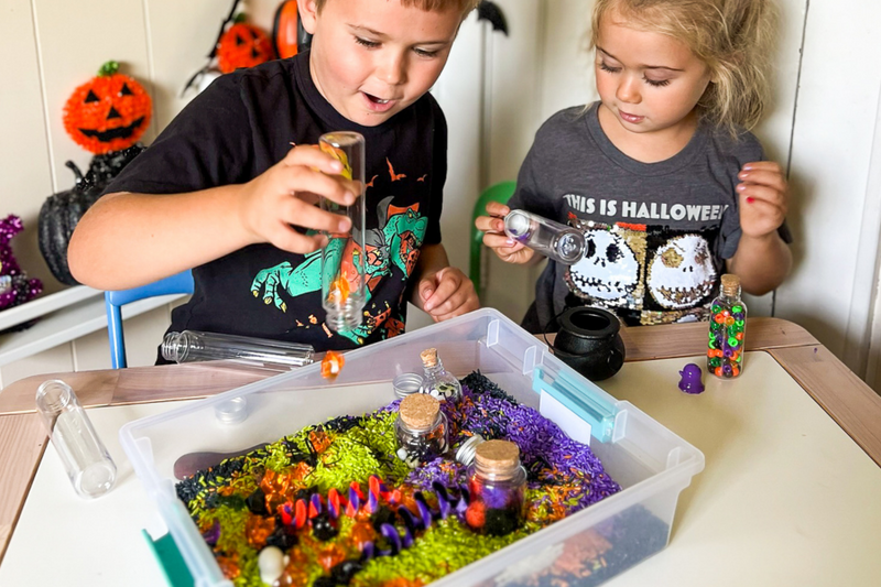 Halloween Sensory Bin Cover Image