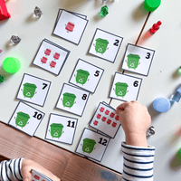 Printable Earth Day Activity Bundle for Preschool Matching Game