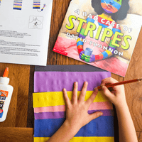 Stripes Craft for Letters Preschool Unit