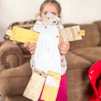 Simple Machines Unit Study for Elementary Homeschool Cardboard Robot