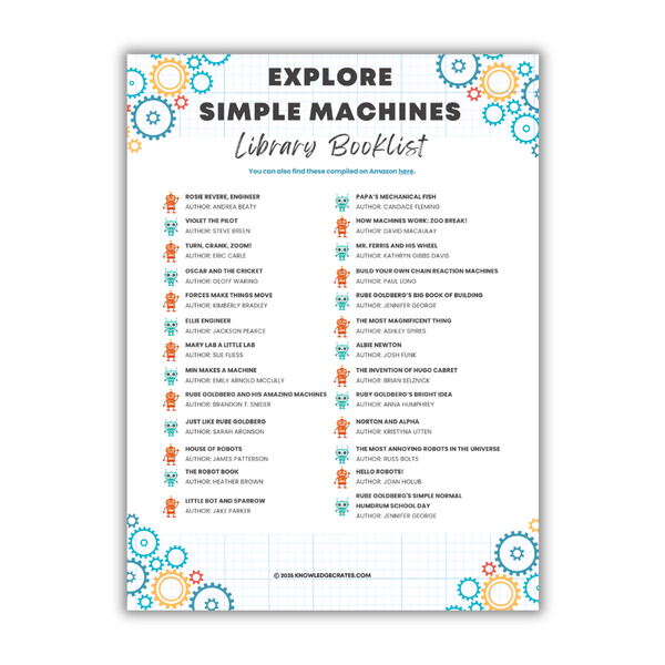 Explore Simple Machines Library Booklist - Knowledge Crates