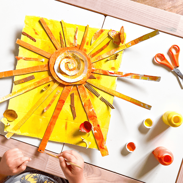 Sun art from Weather Unit Study for Elementary Homeschool