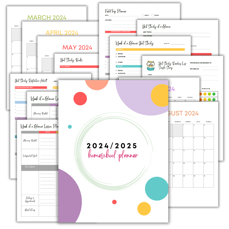 Homeschool Annual Planner - Knowledge Crates